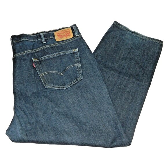 Men's Levi's Jeans 559 Relaxed Straight Denim Blue Size 48 x 30 - Picture 1 of 9